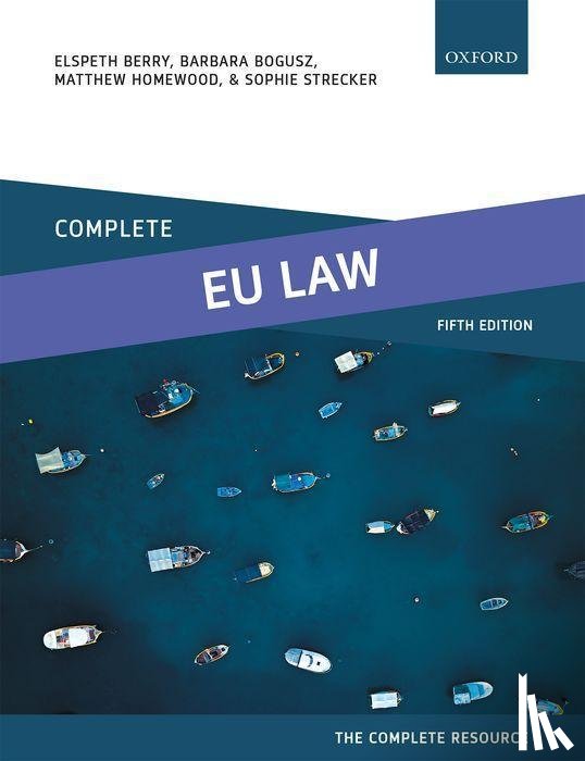 Berry, Elspeth (Reader in Law, Bogusz, Barbara (Lecturer in Law, Homewood, Matthew (Deputy Dean, Strecker, Sophie (Principal Lecturer in Law - Complete EU Law