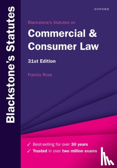 Rose, Francis (Senior Research Fellow - Blackstone's Statutes on Commercial & Consumer Law