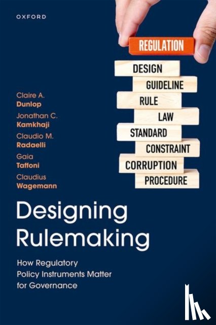 Dunlop, Prof Claire A. (Professor of Public Policy and Politics, Kamkhaji, Dr Jonathan C. (Post-Doctoral Research Fellow, Radaelli, Prof Claudio M. (Professor of Public Policy and Professor of Comparative Public Policy, Taffoni, Dr Gaia (Research - Designing Rulemaking