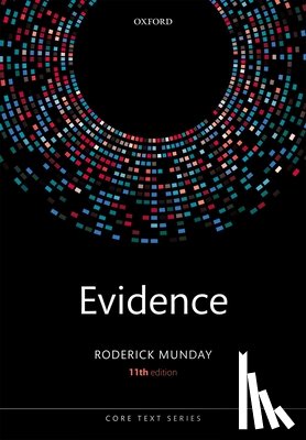 Munday, Roderick (Reader Emeritus in Law at the University of Cambridge. Fellow Emeritus at Peterhouse - Evidence
