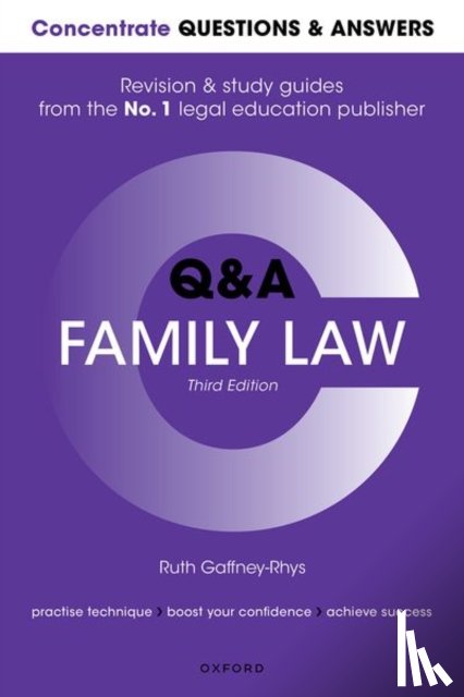 Gaffney-Rhys, Ruth (Senior Lecturer in Law - Concentrate Questions and Answers Family Law