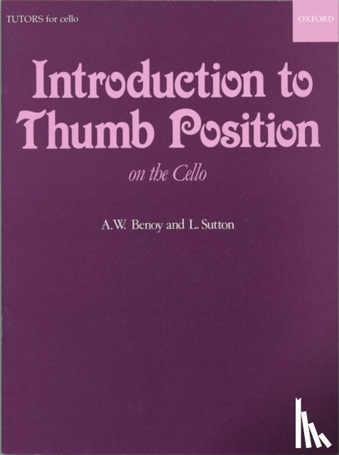 Benoy, A. W. - Introduction to Thumb Position