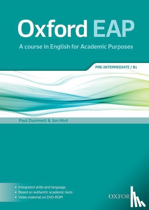  - Oxford EAP: Pre-Intermediate B1. Student's Book and DVD-ROM Pack