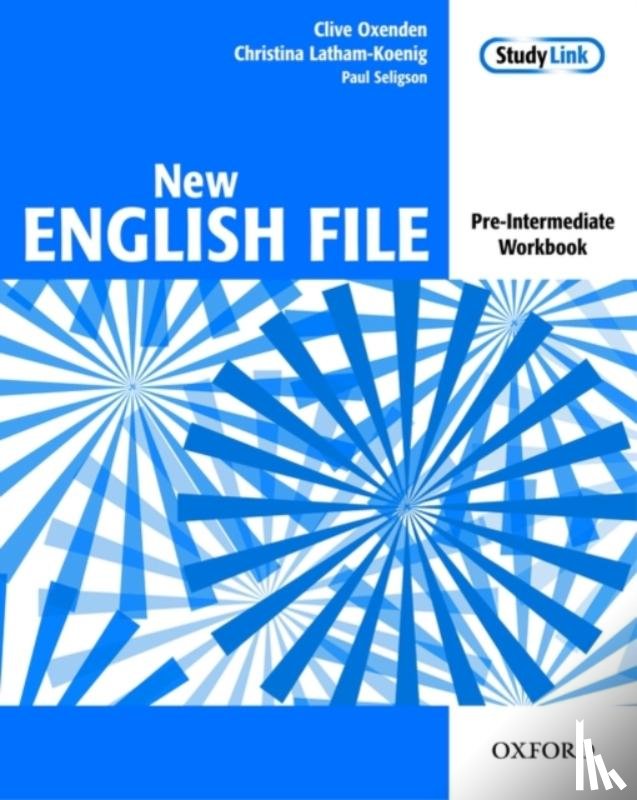 Oxenden, Clive, Latham-Koenig, Christina, Seligson, Paul - New English File: Pre-intermediate: Workbook