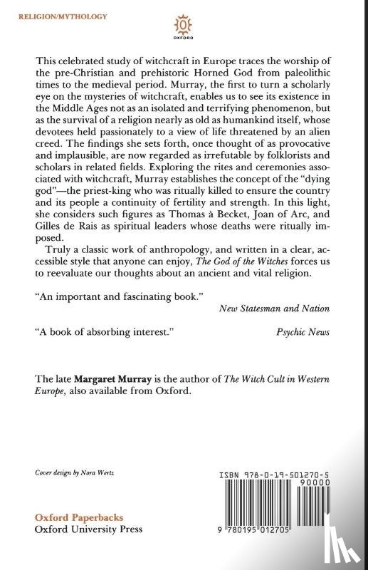 Murray, Margaret A. - The God of the Witches