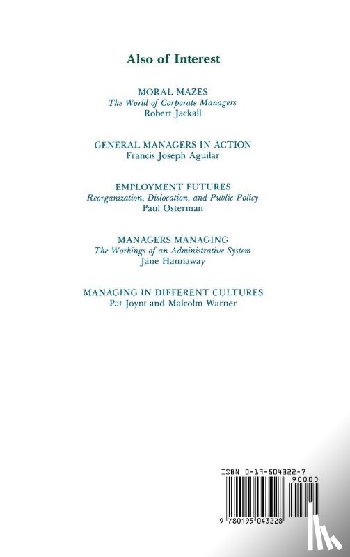  - Managers as Employees
