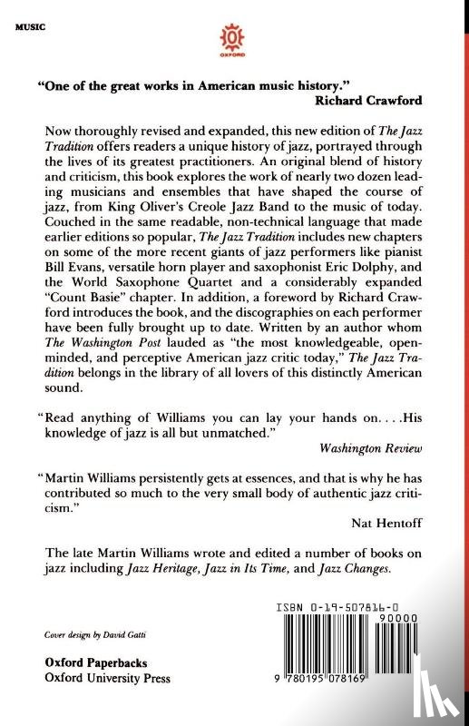 Williams, Martin - The Jazz Tradition