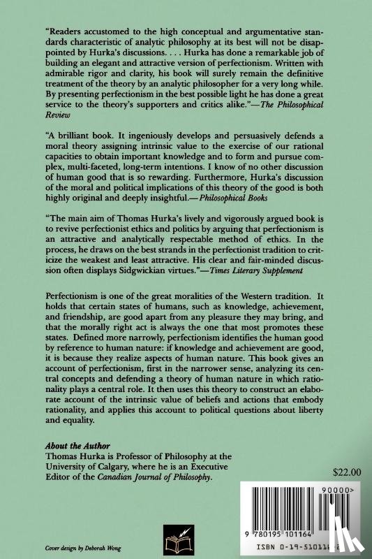Hurka, Thomas (Professor of Philosophy - Perfectionism