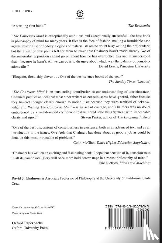 Chalmers, David J. (Assistant Professor of Philosophy - The Conscious Mind