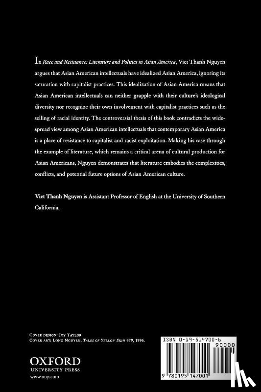 Nguyen, Viet Thanh (Assistant Professor of English - Race and Resistance