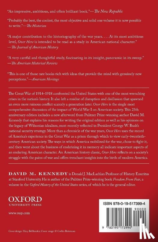 Kennedy, David M. (Donald J. McLachlan Professor of History - Over Here