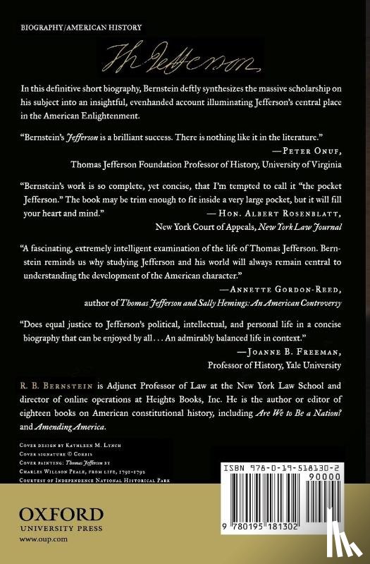 Bernstein, Richard B. (Adjunct Professor of Law - Thomas Jefferson