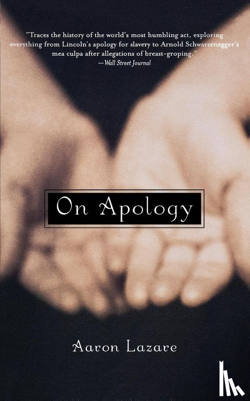Lazare, Aaron (Chancellor and Dean - On Apology
