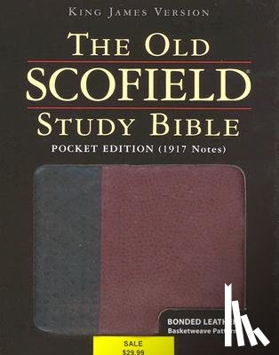 Scofield, C. I. - The Old Scofield¿ Study Bible, KJV, Pocket Edition, Basketweave Black/Burgundy