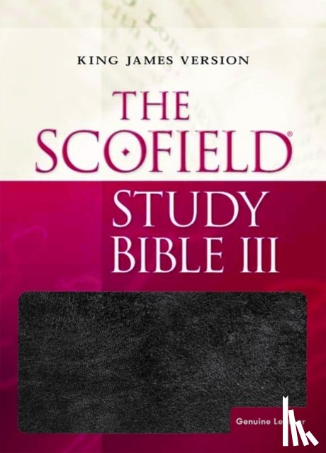 Oxford Editor - The Scofield Study Bible III