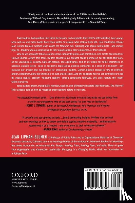 Lipman-Blumen - The Allure of Toxic Leaders
