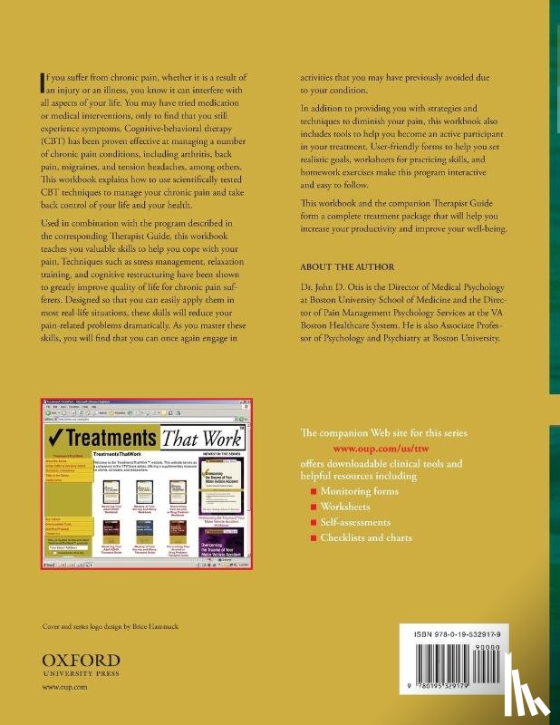 Otis, John (Associate Professor of Psychology and Psychiatry - Managing Chronic Pain