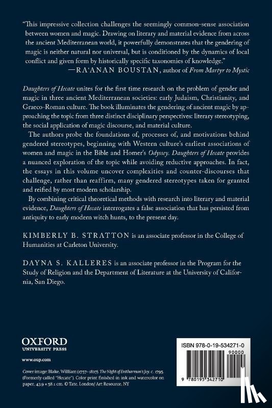 Stratton, Kimberly B. (Associate Professor, Kalleres, Dayna S. (Associate Professor - Daughters of Hecate
