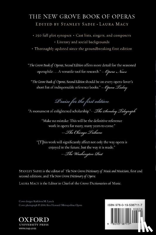  - The Grove Book of Operas