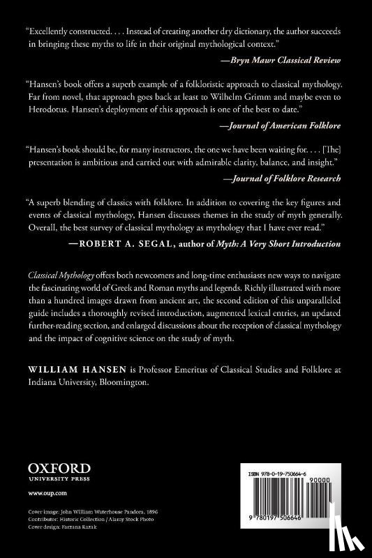 Hansen, William (Professor Emeritus of Classical Studies & Folklore - Classical Mythology