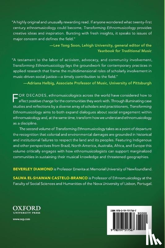  - Transforming Ethnomusicology Volume II