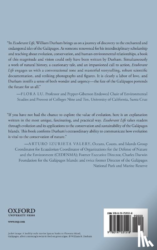 Durham, William H. (Bing Professor in Human Biology - Exuberant Life