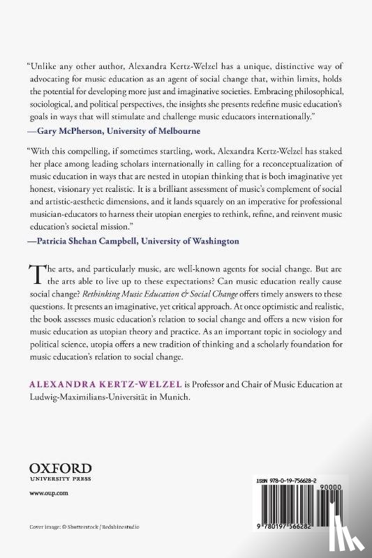 Kertz-Welzel, Alexandra (Professor and Chair of Music Education - Rethinking Music Education and Social Change
