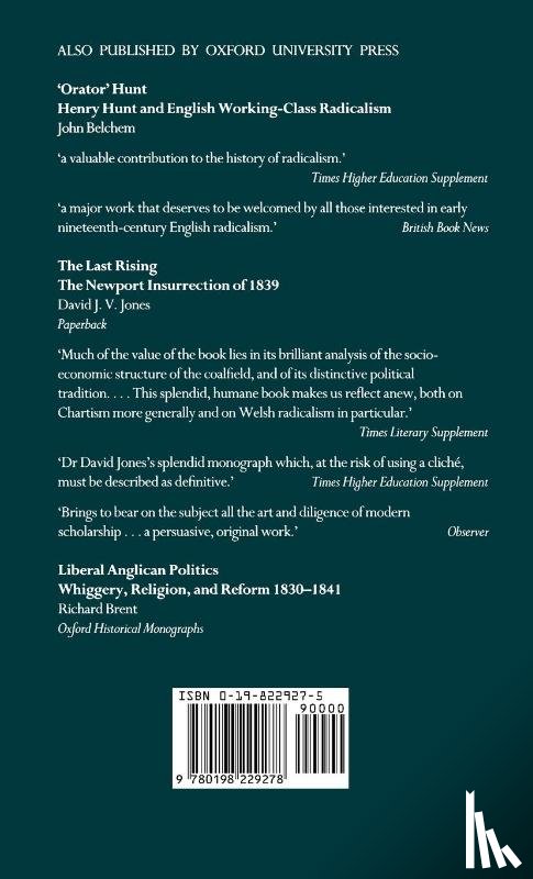 Weaver, Stewart (Assistant Professor of History - John Fielden and the Politics of Popular Radicalism 1832-1847