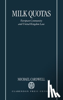 Cardwell, Michael (Lecturer - Milk Quotas