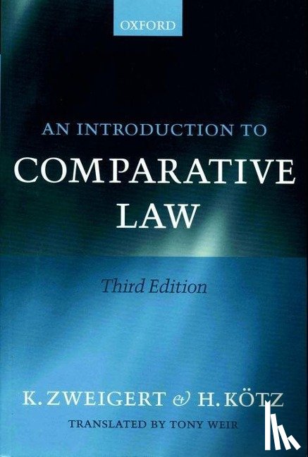 Zweigert, Konrad (Late Director, Kotz, Hein (Director - An Introduction to Comparative Law