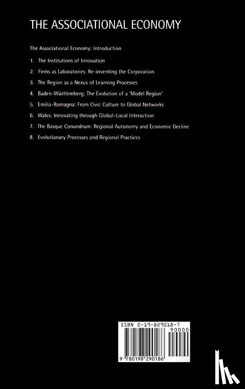 Cooke, Philip (Professor of Regional Development, Morgan, Kevin (Professor of European Regional Development - The Associational Economy