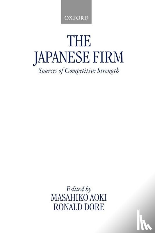  - The Japanese Firm