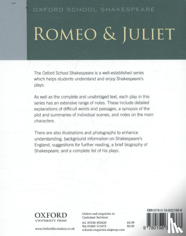 Shakespear, William - Oxford School Shakespeare: Romeo and Juliet