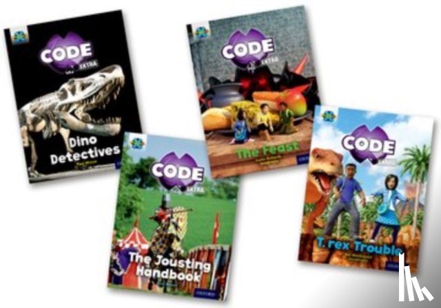 MacDonald, Ian, Mason, Paul, Richards, Justin - Project X CODE Extra: Turquoise Book Band, Oxford Level 7: Castle Kingdom and Forbidden Valley, Mixed Pack of 4