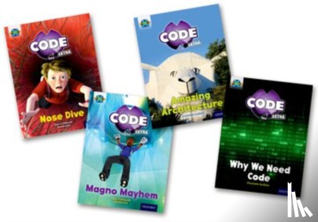 Caldecott, Elen, Guillain, Charlotte - Project X CODE Extra: Gold Book Band, Oxford Level 9: Marvel Towers and CODE Control, Mixed Pack of 4