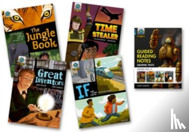 MacDonald, Ian, Miles, Liz, Woolf, Alex, Clements, James - Project X Origins Graphic Texts: Dark Blue Book Band, Oxford Level 15: Mixed Pack of 4