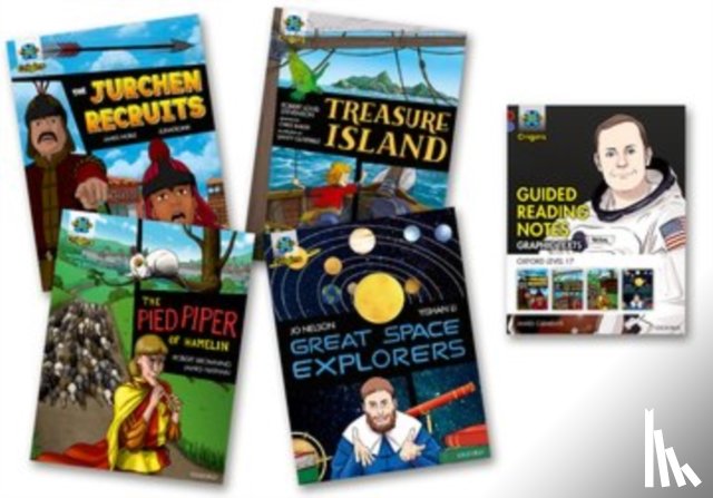 Noble, James, Baker, Chris, Nelson, Jo, Clements, James - Project X Origins Graphic Texts: Dark Red Book Band, Oxford Level 17: Mixed Pack of 4
