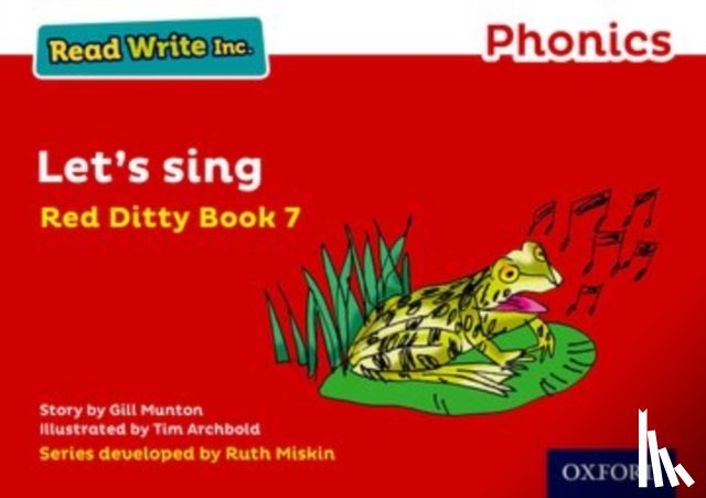 Gill Munton - Read Write Inc. Phonics: Red Ditty Book 7 Let's Sing