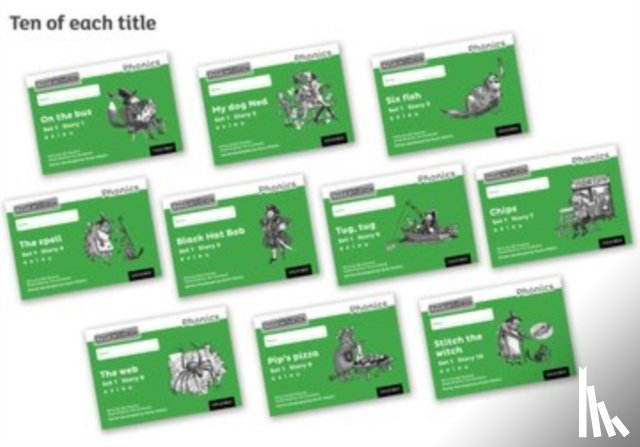Munton, Gill - Read Write Inc. Phonics: Green Set 1 Core Black & White Storybooks (Pack of 100)