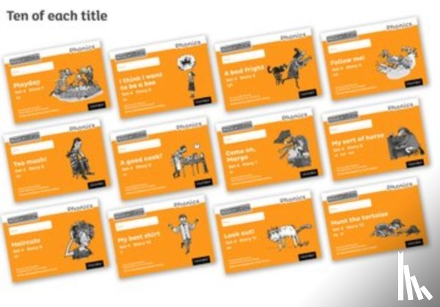 Munton, Gill - Read Write Inc. Phonics: Orange Set 4 Core Black & White Storybooks (Pack of 120)