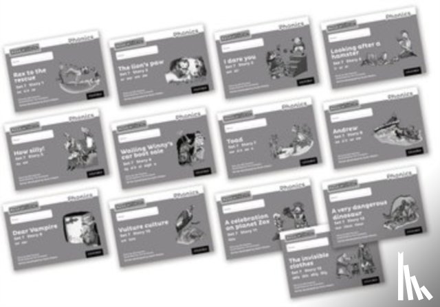 Munton, Gill - Read Write Inc. Phonics: Grey Set 7 Core Black & White Storybooks (Mixed Pack of 13)
