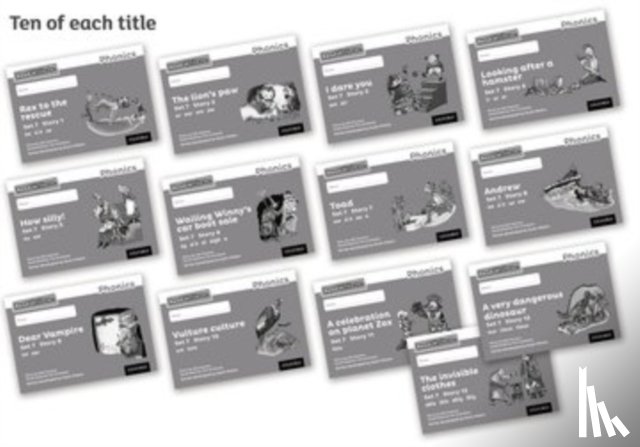 Munton, Gill - Read Write Inc. Phonics: Grey Set 7 Core Black & White Storybooks (Pack of 130)
