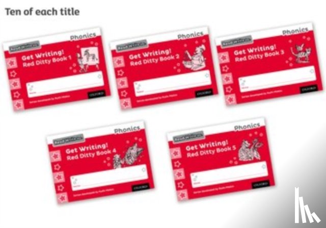 Miskin, Ruth - Read Write Inc. Phonics: Get Writing! Red Ditty Books 1-5 Pack of 50