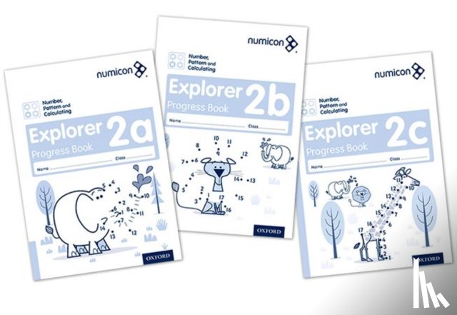 Atkinson, Ruth, Campling, Jayne, Tacon, Romey, Wing, Tony - Numicon: Number, Pattern and Calculating 2 Explorer Progress Books ABC (Mixed pack)