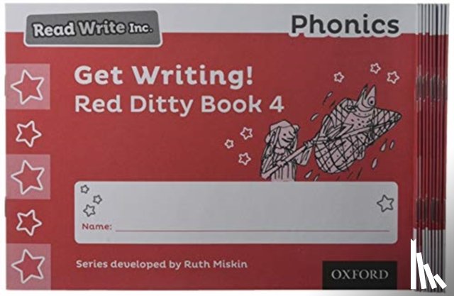 Miskin, Ruth - Read Write Inc. Phonics: Get Writing! Red Ditty Book 4 Pack of 10