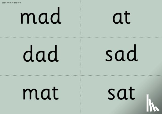  - Read Write Inc. Phonics: Nursery Green Word Cards