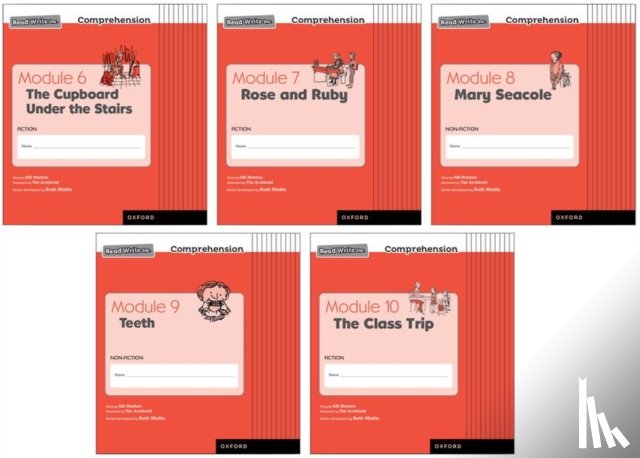  - Read Write Inc. Comprehension: Modules 6-10 Class Pack of 50 (10 of each title)