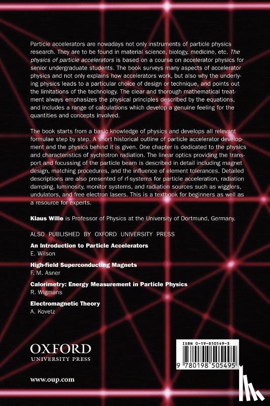 Wille, Klaus (Professor of Physics - The Physics of Particle Accelerators