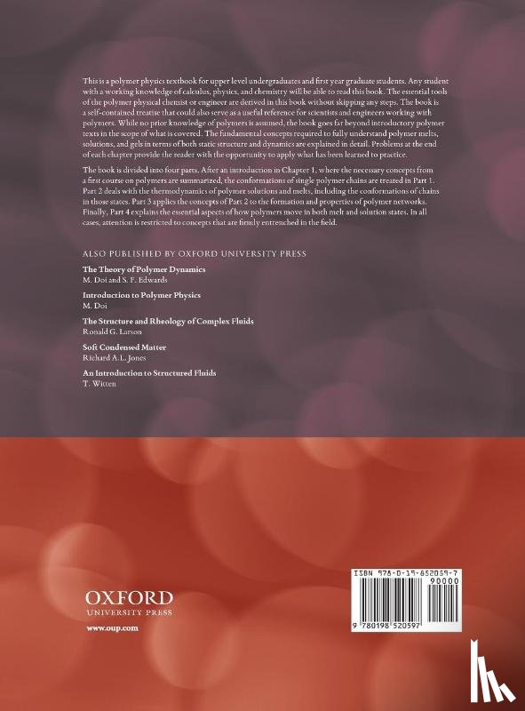 Rubinstein, Michael (, Colby, Ralph H. ( - Polymer Physics