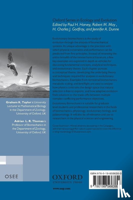 Taylor, Graham (University Associate Professor in Mathematical Biology, Thomas, Adrian (Professor of Biomechanics - Evolutionary Biomechanics